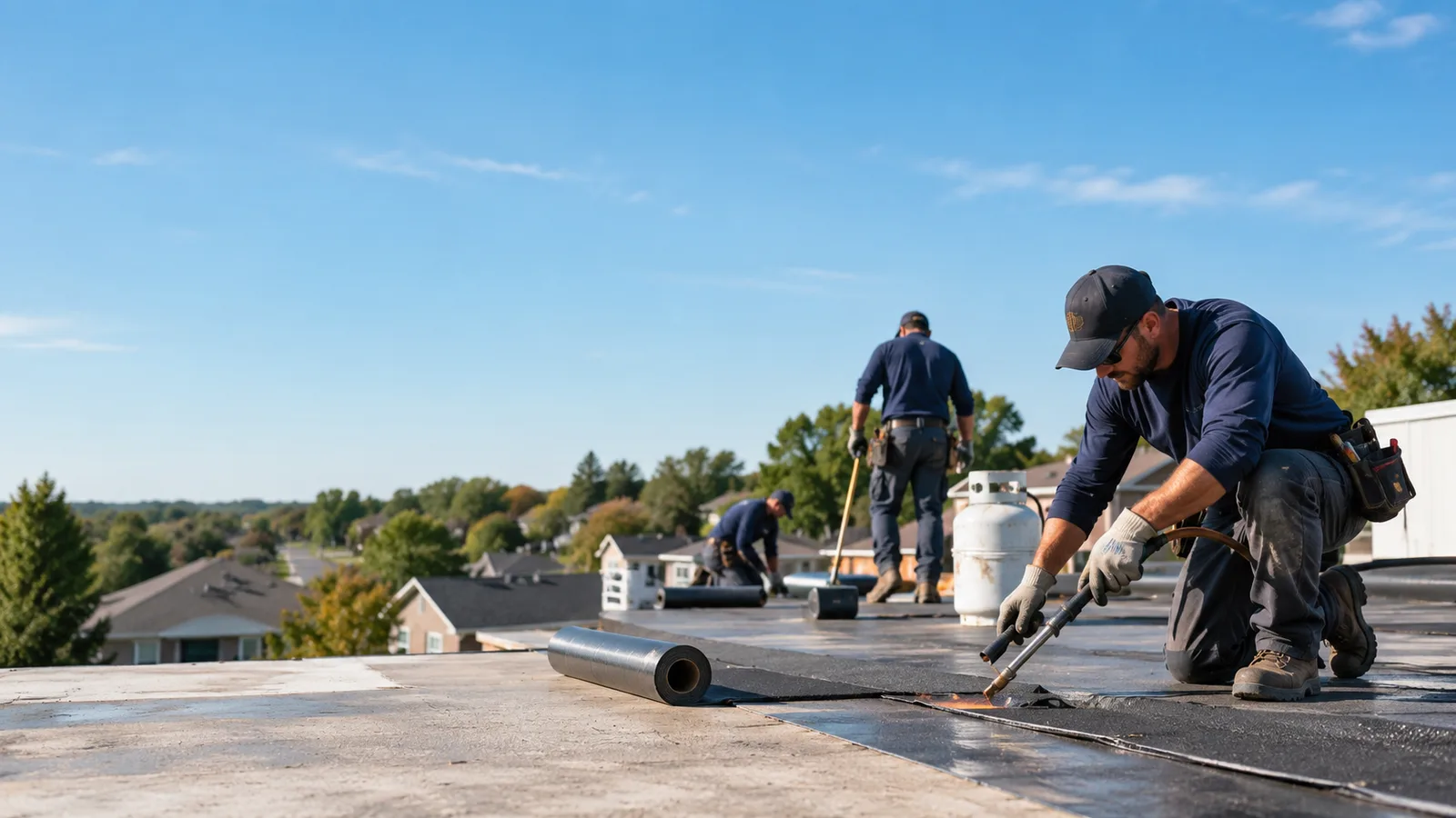 Flat Roof Leak Repair providers in Bynum, TX